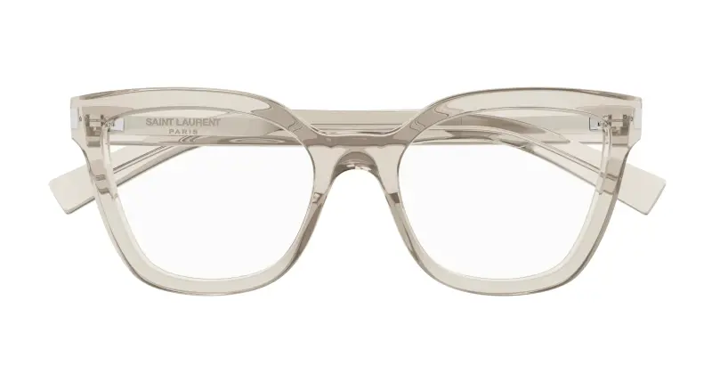 Donna SL 748 005 Montature da vista Acetato Giallo Trasparente Cat Eye miniatura 2