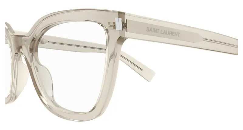 Donna SL 748 005 Montature da vista Acetato Giallo Trasparente Cat Eye miniatura 3