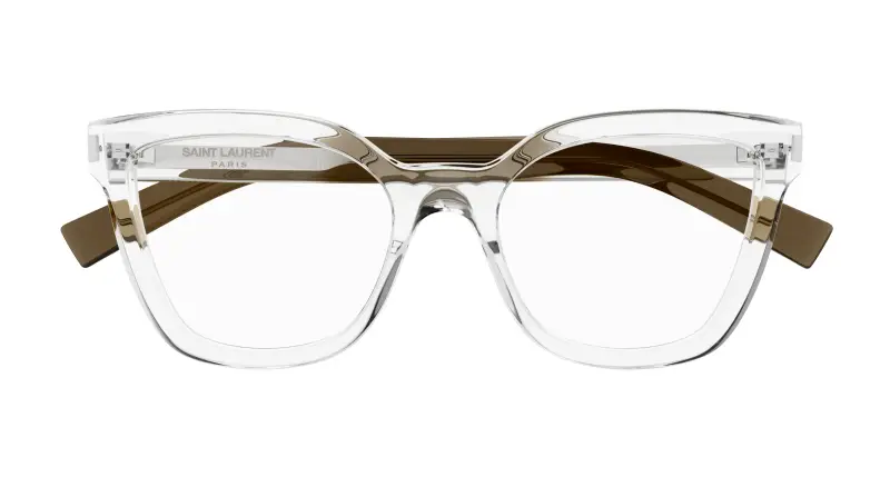 Donna SL 748 006 Montature da vista Acetato Cristallo Trasparente Cat Eye miniatura 2