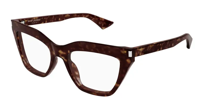 Donna SL 760 002 Montature da vista Acetato Havana Trasparente Cat Eye