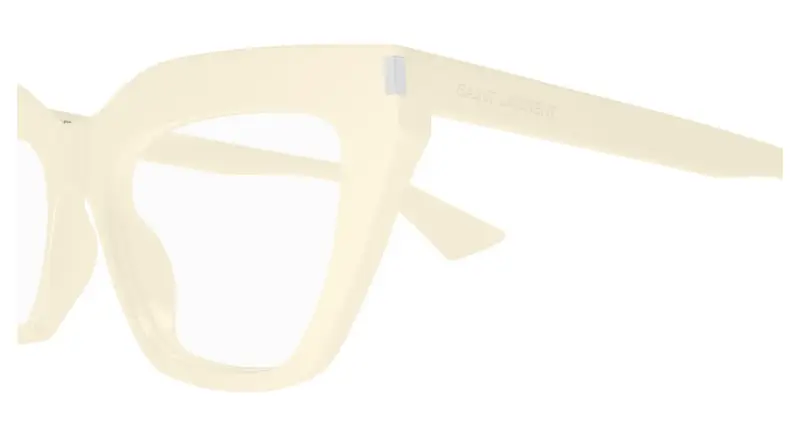 Donna SL 760 004 Montature da vista Acetato Avorio Trasparente Cat Eye miniatura 3