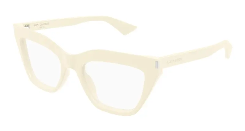Donna SL 760 004 Montature da vista Acetato Avorio Trasparente Cat Eye