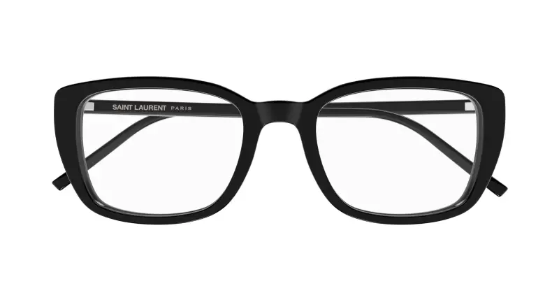 Donna SL 776 001 Montature da vista Acetato Nero Trasparente Squadrata miniatura 2