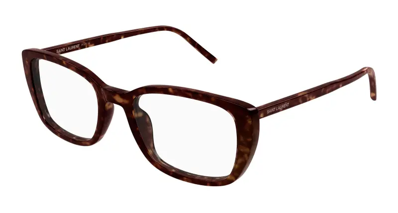 Donna SL 776 002 Montature da vista Acetato Havana Trasparente Squadrata