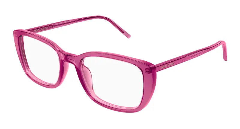 Donna SL 776 009 Montature da vista Acetato Rosa Trasparente Squadrata