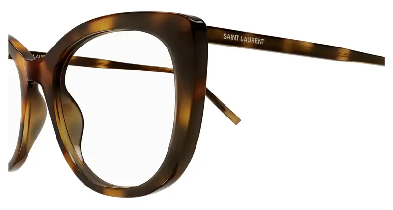 SAINT LAURENT Donna SL 778 003 Montature da vista Acetato Havana Trasparente Cat Eye miniatura 2