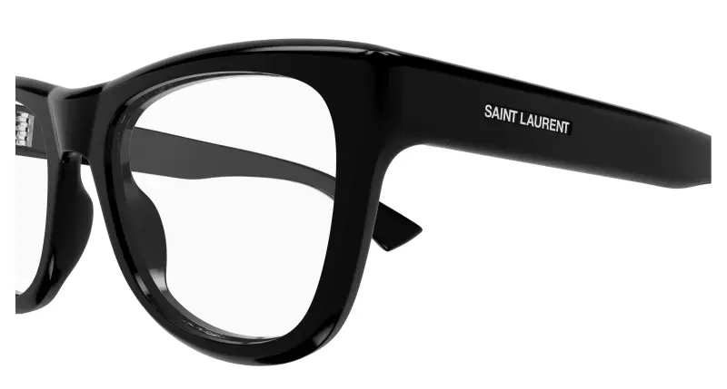 Donna SL 816 OPT 001 Montature da vista Acetato Nero Trasparente Cat Eye miniatura 3