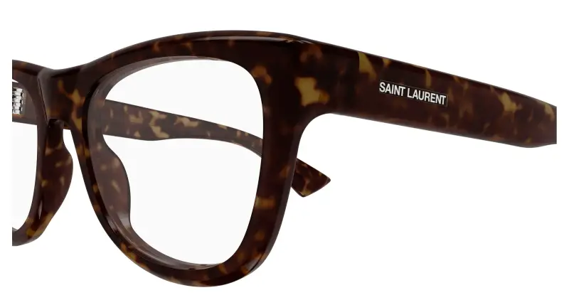 Donna SL 816 OPT 002 Montature da vista Acetato Havana Trasparente Cat Eye miniatura 3