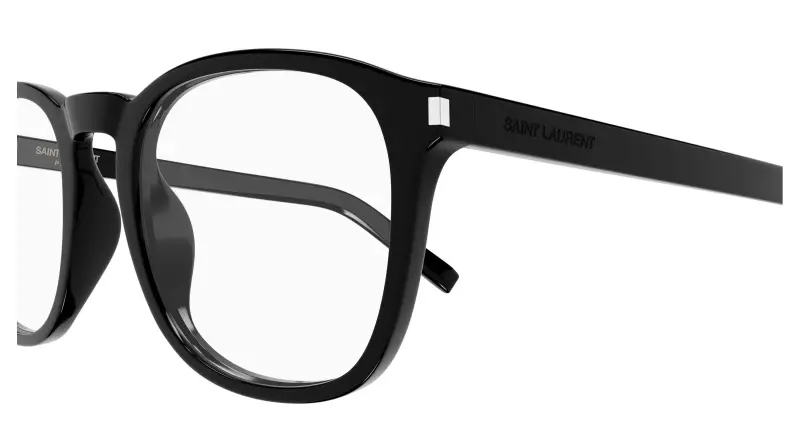 Donna SL 818 OPT 001 Montature da vista Acetato Nero Trasparente Rotonda miniatura 3