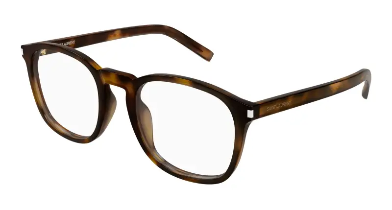 Donna SL 818 OPT 003 Montature da vista Acetato Havana Trasparente Rotonda