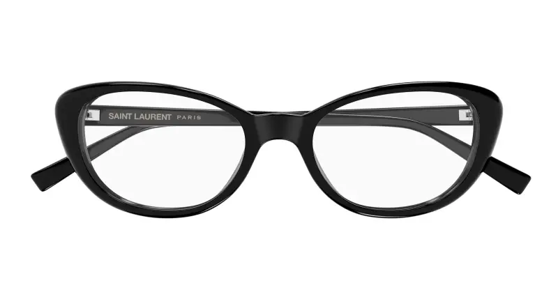 Donna SL 822 OPT 001 Montature da vista Acetato Nero Trasparente Cat Eye miniatura 2