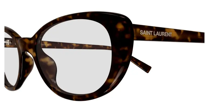 Donna SL 822 OPT 002 Montature da vista Acetato Havana Trasparente Cat Eye miniatura 3