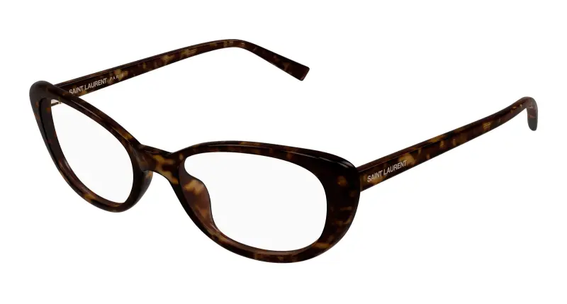 Donna SL 822 OPT 002 Montature da vista Acetato Havana Trasparente Cat Eye
