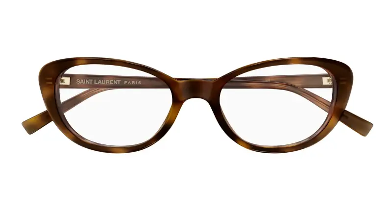 Donna SL 822 OPT 003 Montature da vista Acetato Havana Trasparente Cat Eye miniatura 2