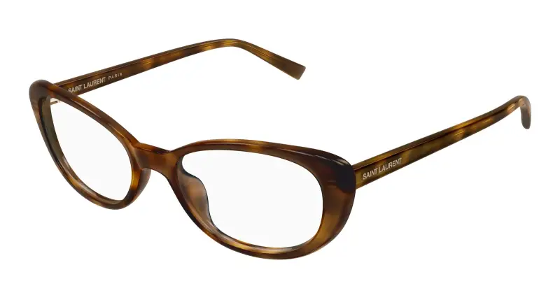 Donna SL 822 OPT 003 Montature da vista Acetato Havana Trasparente Cat Eye