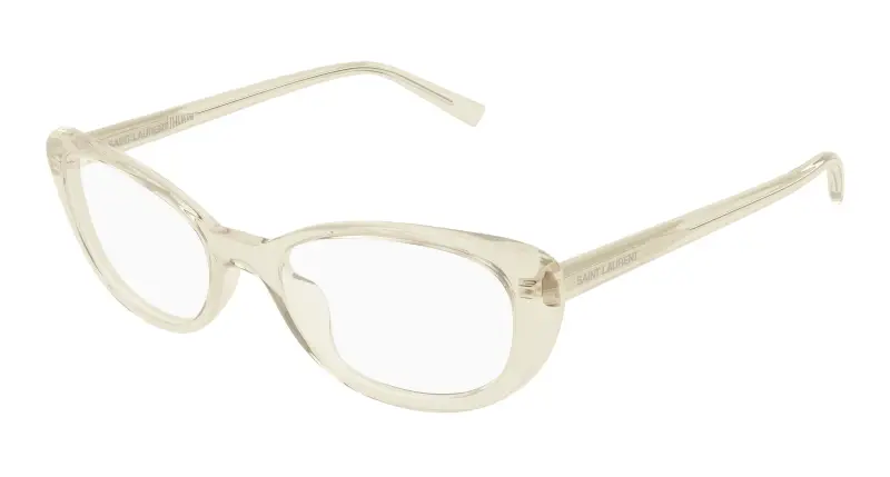 Donna SL 822 OPT 004 Montature da vista Acetato Giallo Trasparente Cat Eye