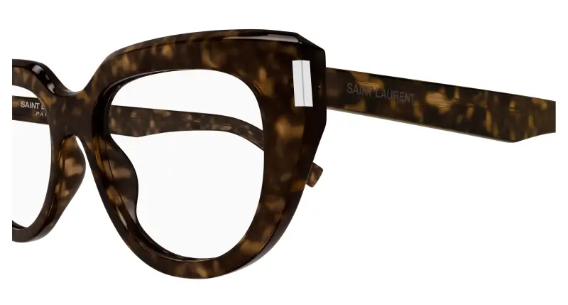 Donna SL 828 002 Montature da vista Acetato Havana Trasparente Cat Eye miniatura 3