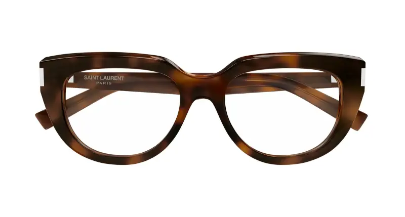 Donna SL 828 003 Montature da vista Acetato Havana Trasparente Cat Eye miniatura 2