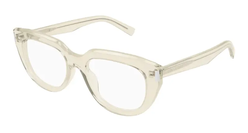 Donna SL 828 004 Montature da vista Acetato Giallo Trasparente Cat Eye