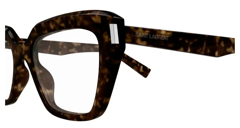 Donna SL 829 002 Montature da vista Acetato Havana Trasparente Cat Eye miniatura 3