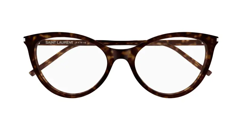 Donna SL 833 002 Montature da vista Acetato Havana Trasparente Cat Eye miniatura 2