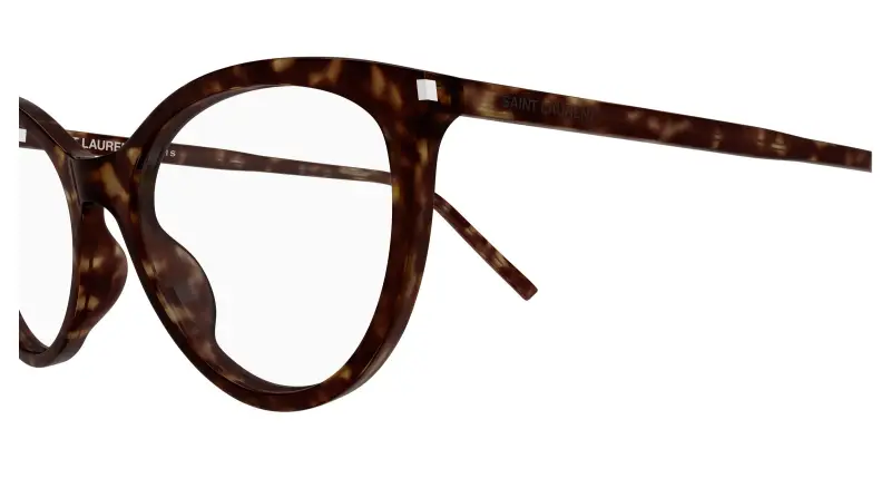 Donna SL 833 002 Montature da vista Acetato Havana Trasparente Cat Eye miniatura 3