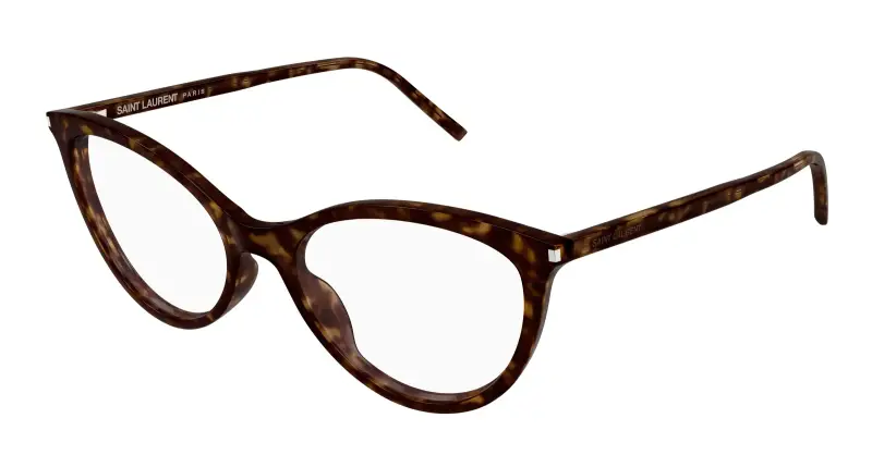 Donna SL 833 002 Montature da vista Acetato Havana Trasparente Cat Eye