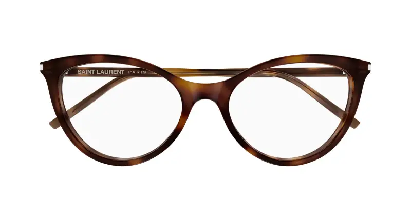 Donna SL 833 003 Montature da vista Acetato Havana Trasparente Cat Eye miniatura 2