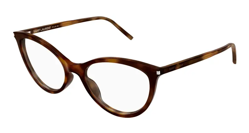 Donna SL 833 003 Montature da vista Acetato Havana Trasparente Cat Eye