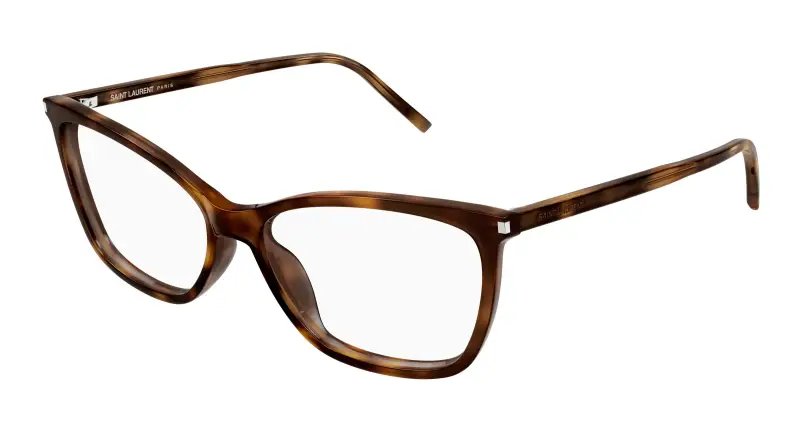 Donna SL 834 003 Montature da vista Acetato Havana Trasparente Cat Eye