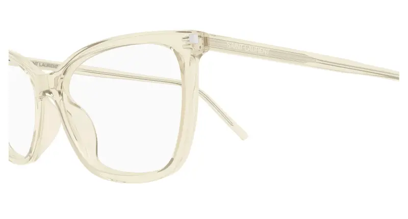 Donna SL 834 004 Montature da vista Acetato Giallo Trasparente Cat Eye miniatura 3