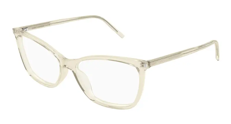 Donna SL 834 004 Montature da vista Acetato Giallo Trasparente Cat Eye