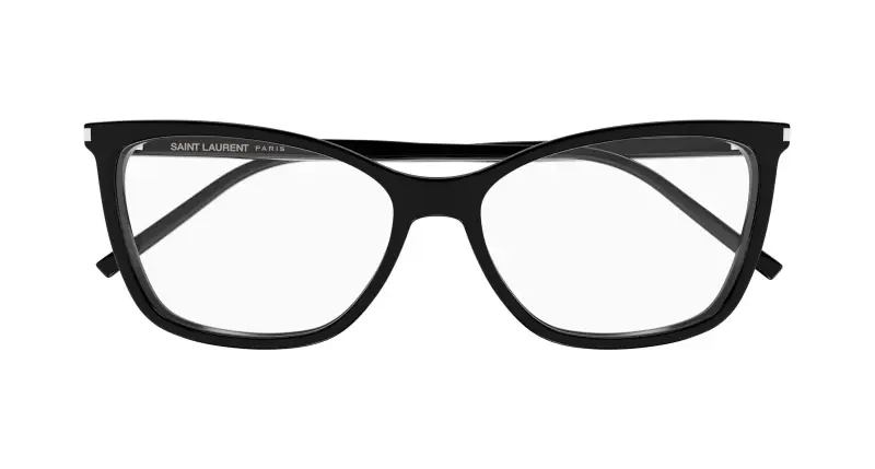 Donna SL 834 005 Montature da vista Acetato Nero Trasparente Cat Eye miniatura 2