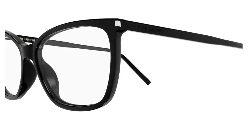 Donna SL 834 005 Montature da vista Acetato Nero Trasparente Cat Eye miniatura 3