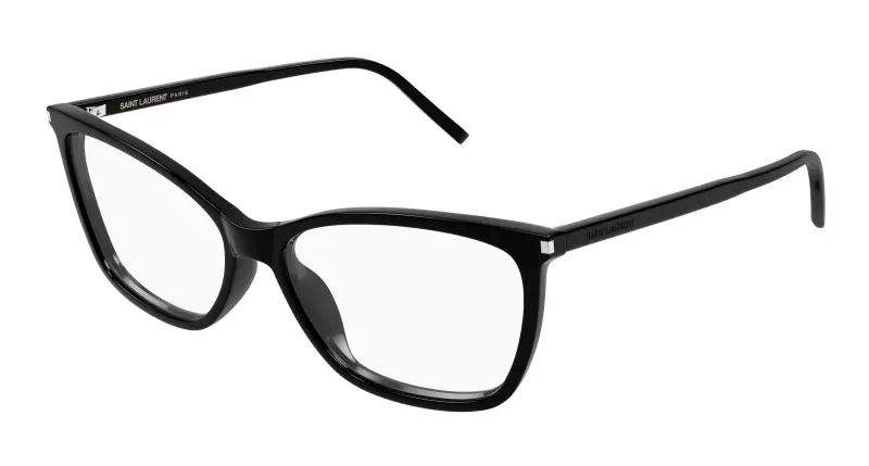 Donna SL 834 005 Montature da vista Acetato Nero Trasparente Cat Eye