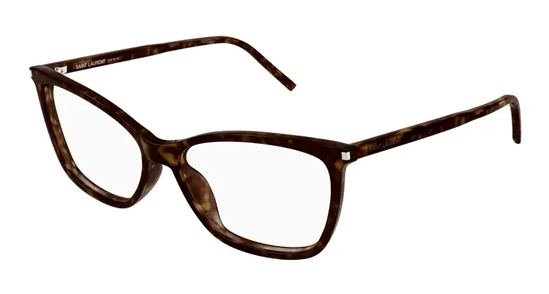 Donna SL 834 006 Montature da vista Acetato Havana Trasparente Cat Eye