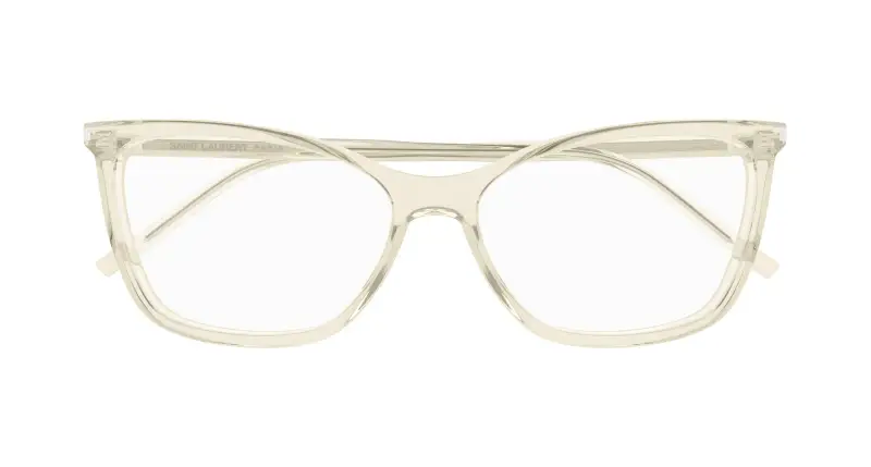 Donna SL 834 008 Montature da vista Acetato Giallo Trasparente Cat Eye miniatura 2
