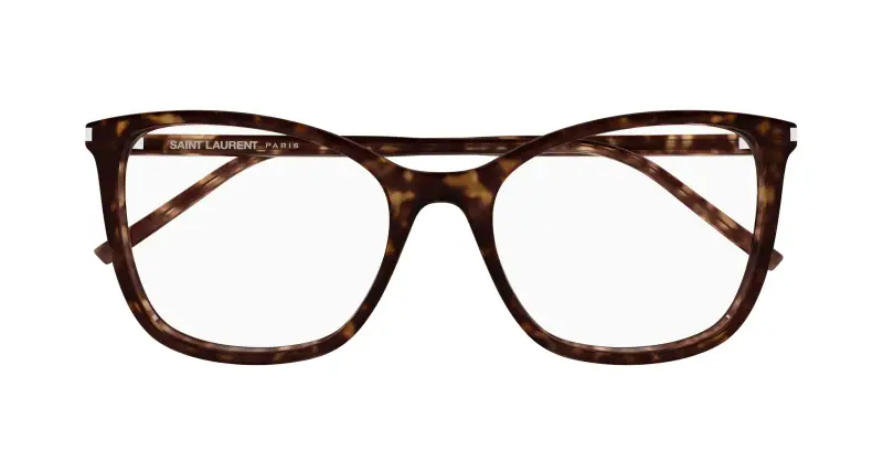 Donna SL 835 002 Montature da vista Acetato Havana Trasparente Cat Eye miniatura 2