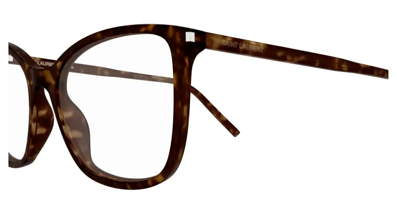 Donna SL 835 002 Montature da vista Acetato Havana Trasparente Cat Eye miniatura 3