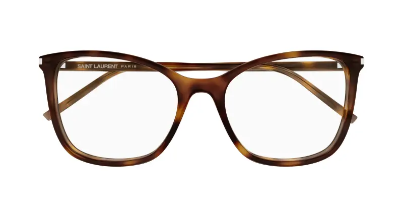 Donna SL 835 003 Montature da vista Acetato Havana Trasparente Cat Eye miniatura 2