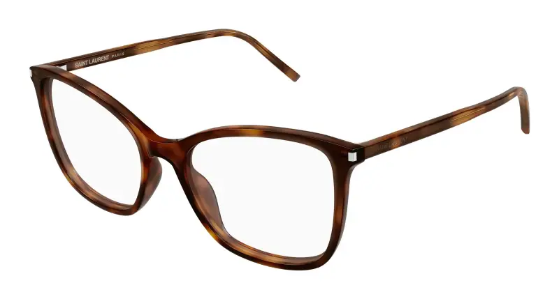 Donna SL 835 003 Montature da vista Acetato Havana Trasparente Cat Eye