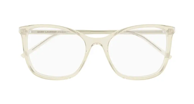 Donna SL 835 004 Montature da vista Acetato Giallo Trasparente Cat Eye miniatura 2