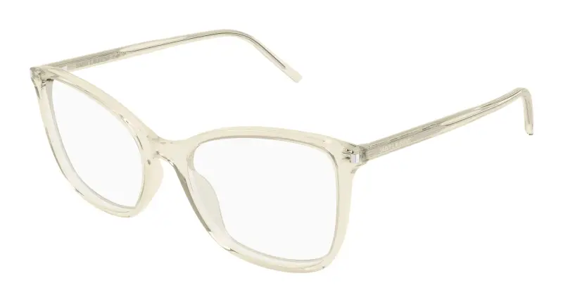 Donna SL 835 004 Montature da vista Acetato Giallo Trasparente Cat Eye