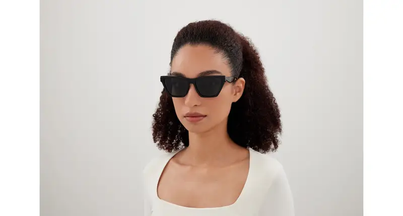 SAINT LAURENT Occhiali da sole Donna Nero 876915 miniatura 3