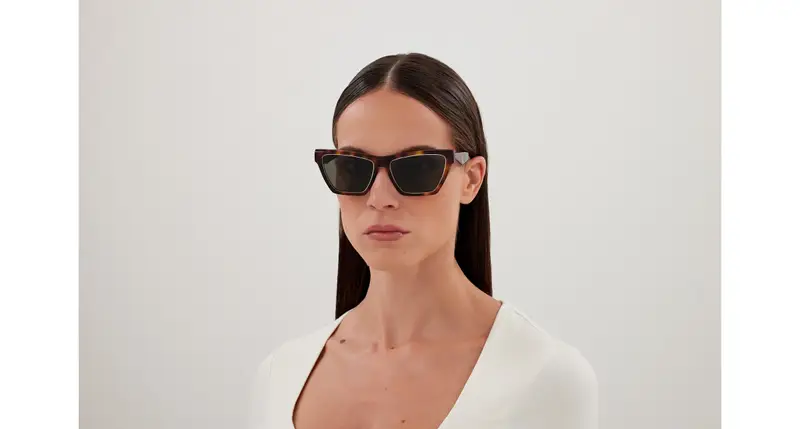 SAINT LAURENT Occhiali da sole Donna Multicolore 876716 miniatura 3