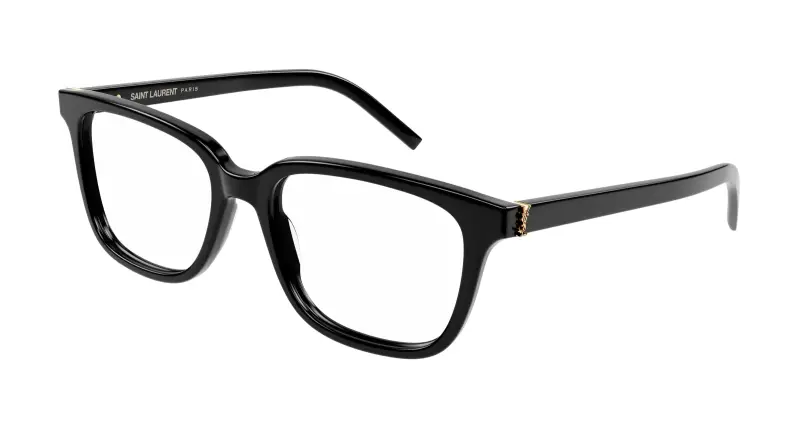 Donna SL M110/F 004 Montature da vista Acetato Nero Squadrata Antiriflesso