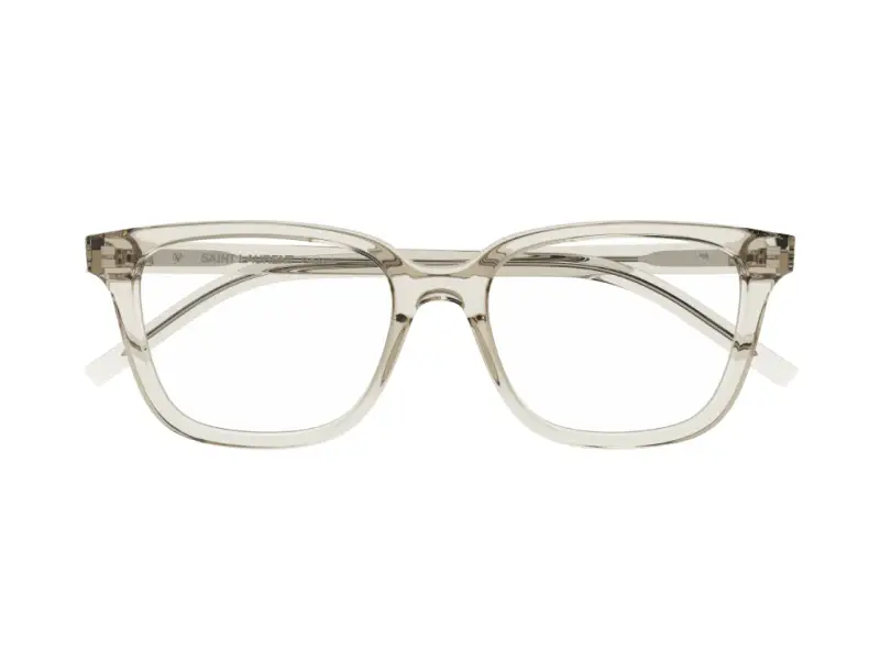 Donna SL M110/F 006 Montature da vista Acetato Beige Squadrata Antiriflesso miniatura 2