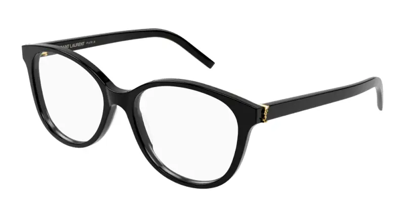 Donna SL M112 001 Montature da vista Acetato Nero Cat Eye