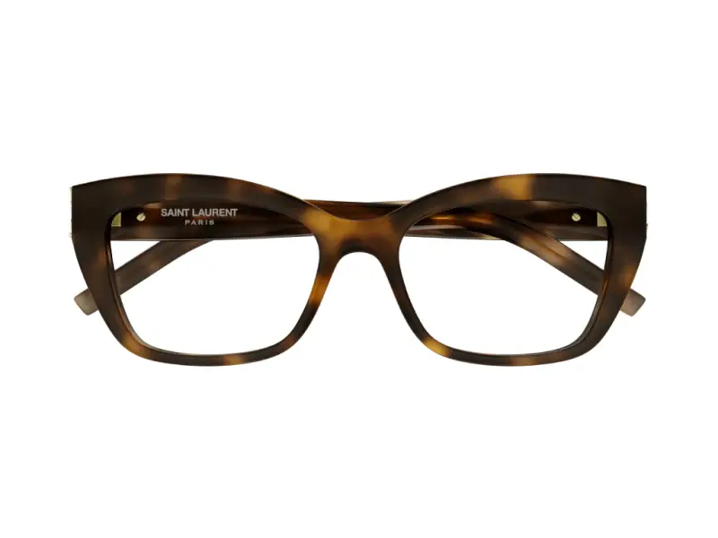 Donna SL M117 002 Montature da vista Acetato Havana Cat Eye miniatura 2