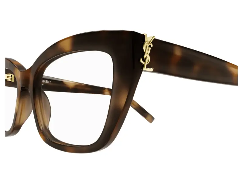 Donna SL M117 002 Montature da vista Acetato Havana Cat Eye miniatura 3